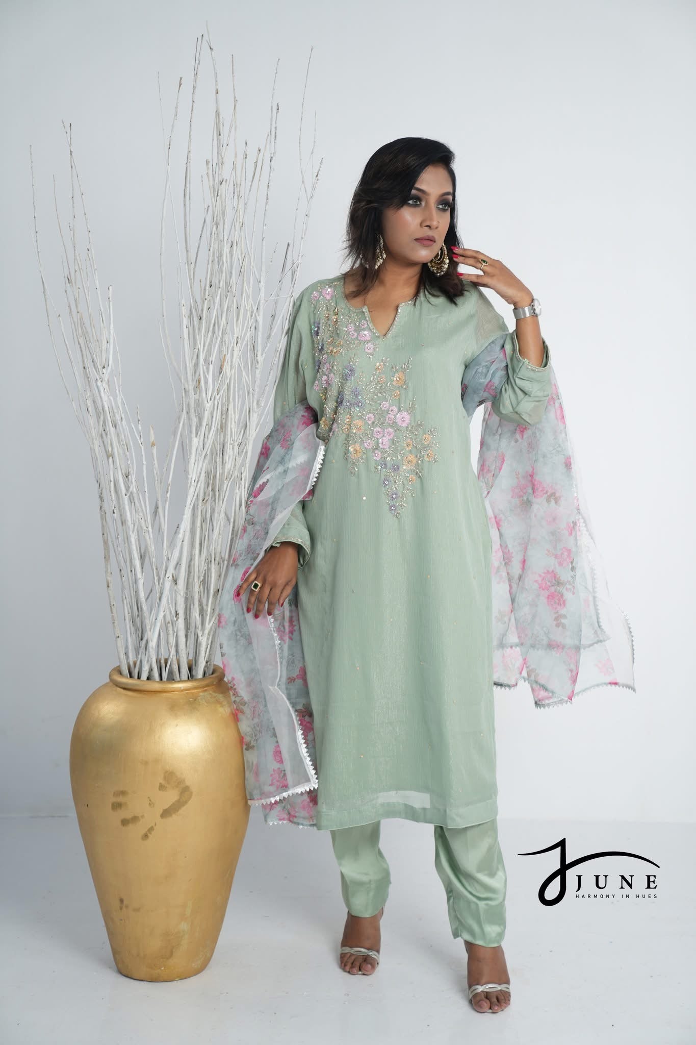 Mint Salwar Suit