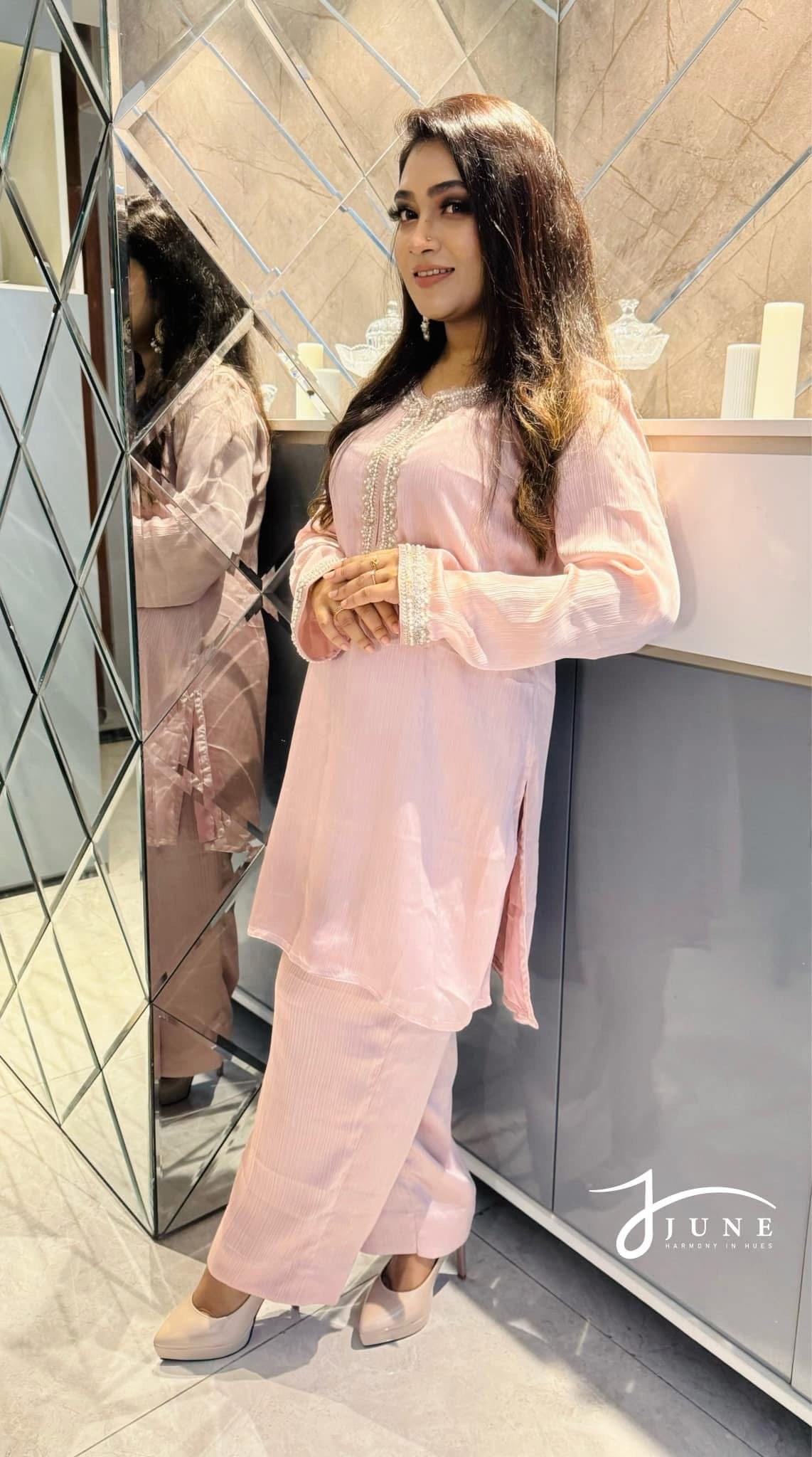 Powder Pink Co-ord Set